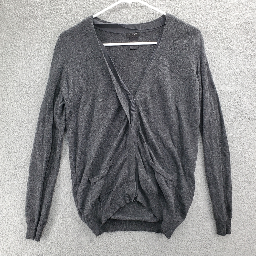 Ann Taylor Cardigan Sweater Womens Button Size Medium